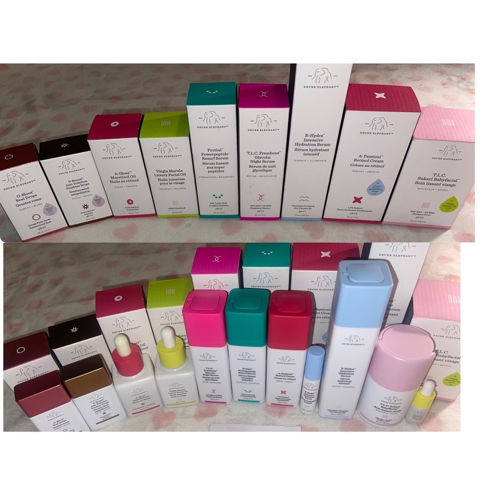 Drunk Elephant Bundle ( 9 full size products + 4 Samples)